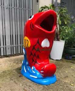 Thùng rác cá chép