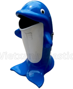 Thùng rác hình cá heo