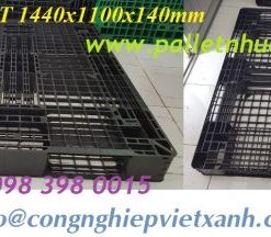 Pallet nhựa kích thước lớn 1400 x 1100 x 140 mm
