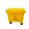 Thùng rác y tế 660 lít màu vàng