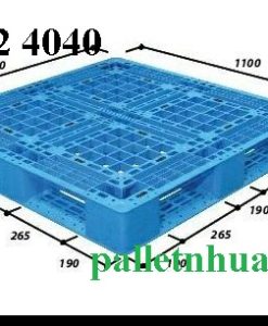 Pallet nhựa 1100x1100mmx150mm