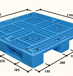 Pallet 1100x1100x150 mm- 3 Đường thẳng
