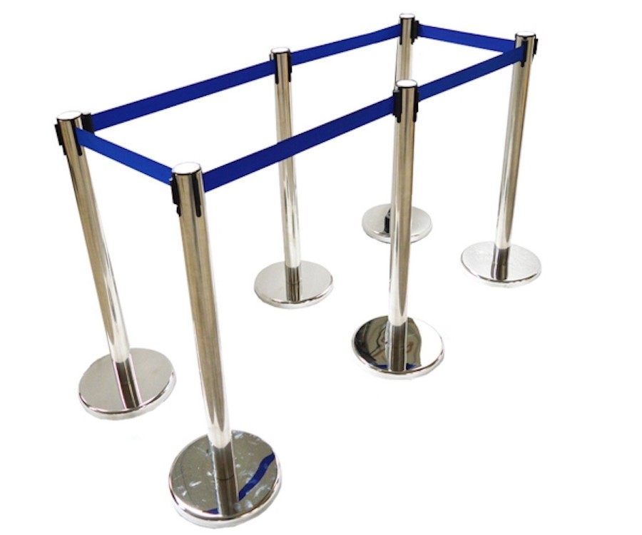 Cột chắn inox dây căng