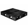 Pallet nhựa đen 1200x1000mm (tải động-tải tĩnh: 1-4 tấn) PL1210-ND