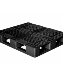 Pallet nhựa đen 1200x1000mm (tải động-tải tĩnh: 1-4 tấn) PL1210-ND
