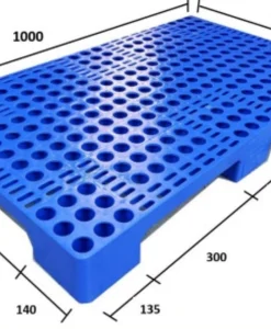 Pallet nhựa kê hàng 1000x600x100mm