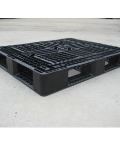 Pallet nhựa đen 1200x1000mm (tải động-tải tĩnh: 1-3 tấn) PL1210-H