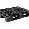 Pallet nhựa đen 1200x1000mm (tải động-tải tĩnh: 0.8-2.5 tấn)