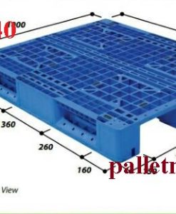 pallet 1200x1000x160 mm sử dụng xe nâng cao