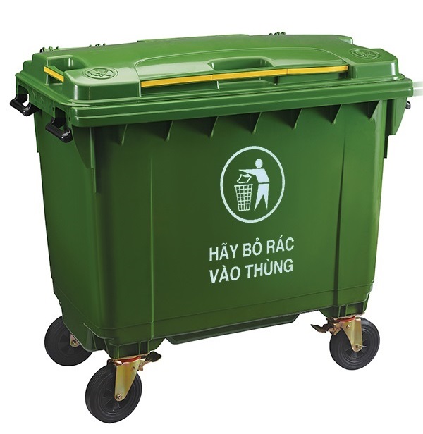 Thùng đựng rác 660 lít